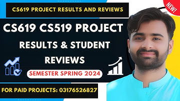 CS619 Final Project Results & Student Reviews Semester Spring 2024