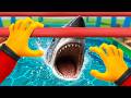 Trying Not to Get Eaten by SHARKS in Ninja Warrior 