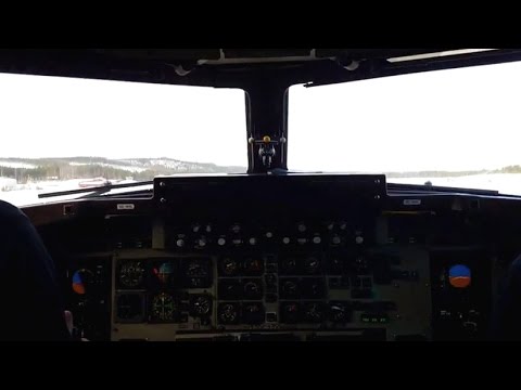 NextJet BAe ATP Cockpit - Takeoff at Lycksele Airport (LYC), Sweden