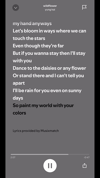 yung kai - wildflower