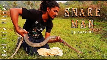 Two Big Rat Snake Rescue In Fishing Net | Snake Man | Episode 9