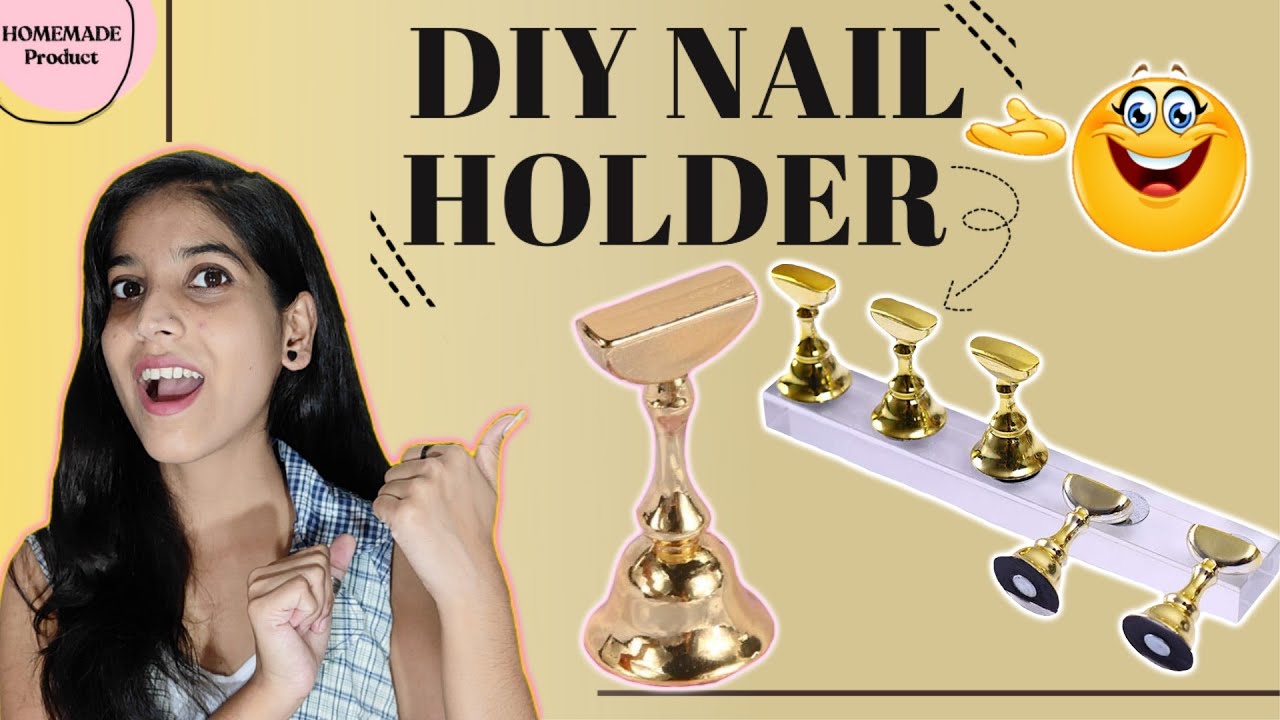 DIY Nail Holder For Practicing Nail Art | नेल आर्ट प्रैक्टिस अब करो घर पर
