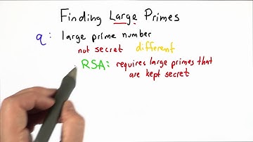 Finding Large Primes - Applied Cryptography