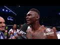 UFC 243: Israel Adesanya and Robert Whittaker Octagon Interview