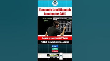 Economic Load Dispatch Concept for GATE || Power system for GATE Exam #gate #gcentrickapp