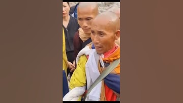 sư Thích Minh Tuệ đi khất thực #shorts #ducanvideo