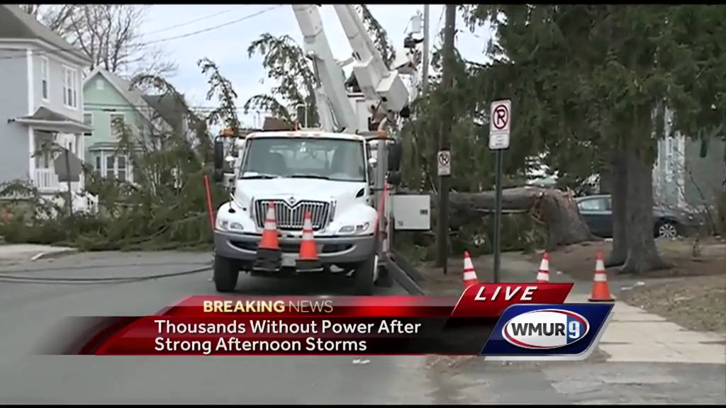 Thousands without power after storms move through - YouTube