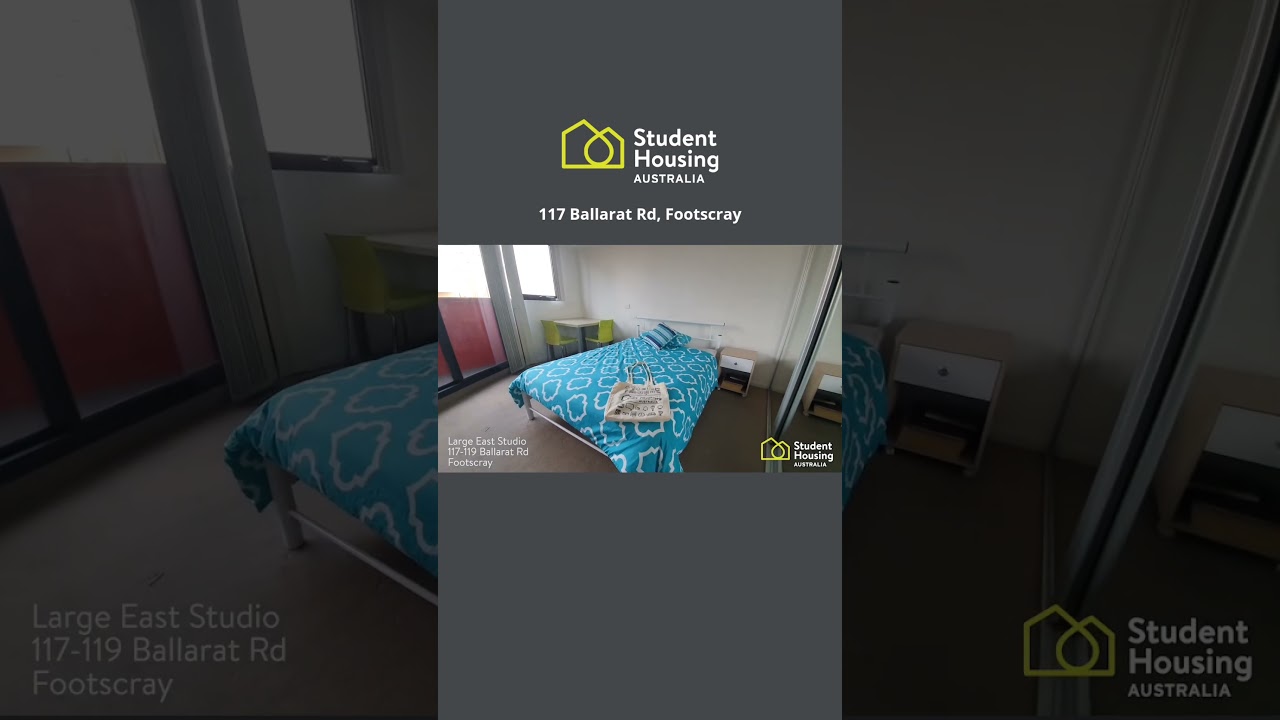 APPLY NOW! //117 Ballarat Road, Footscray.Choose one of our Large East Studio apartments.