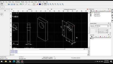 QCAD Isometric Drawing Projection Method