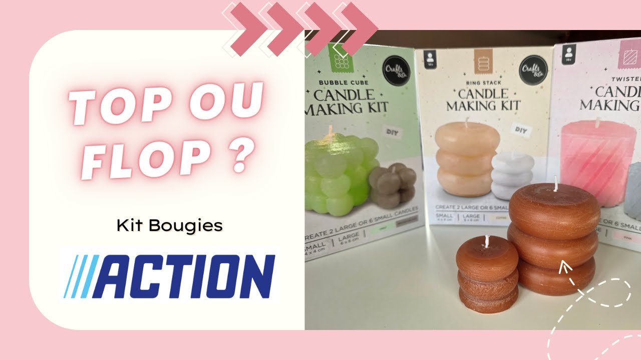 TOP ou FLOP ? On teste le kit bougie d’Action 