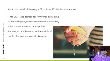 COVID 19 index calculation using BERT keywords extraction