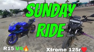 Trekking After Ride? 😱 R15 V4 X Xtreme 125R Sunday Adventure! @ryxnrides