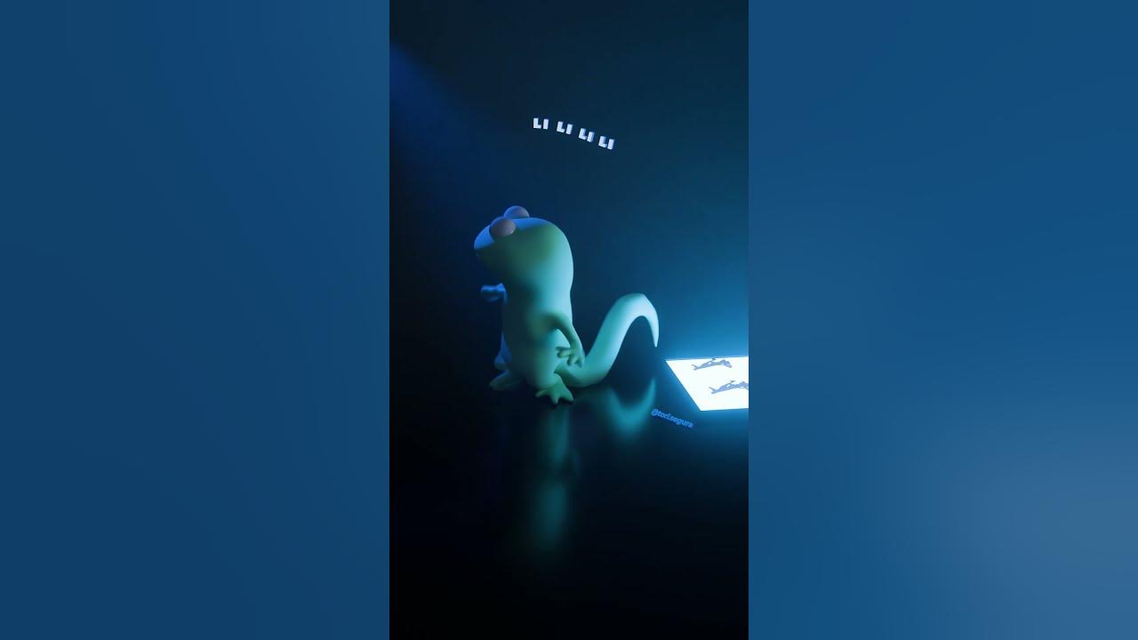Lizard does the Toothless Dance