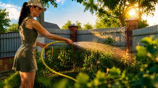 The Heat Was Too Much… So I Watered My Berry Bushes and Picked Fresh Berries