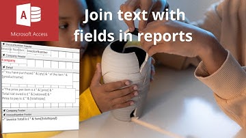 Create a sales database part six, concatenate reports in Microsoft Access