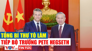 Tổng Bí thư Tô Lâm tiếp Bộ trưởng Bộ Chiến tranh Hoa Kỳ Pete Hegseth | VOV Live