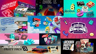 Играем в прикольные игры (Jackbox 1-8, Among us, Gartic). Подробности в описании.