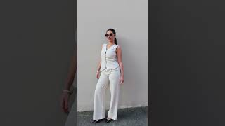 The Paris vest suit set #ootd #ootdbloggers #suitset #suitvest #intrend #suitfashion #fashion #ootd