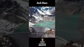 Arch Dam Explained #civilengineering #archdam #dam #damengineering