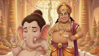 GANESHA'S BIG BELLY AND KUBERA'S PRIDE| ENGLISH STORY| MORAL STORY
