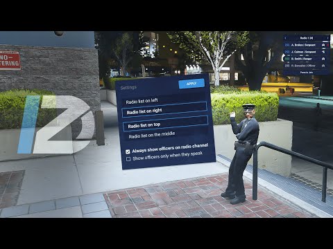 IDZ-Officers | Advanced FiveM Radio-list For Police [Showcase]