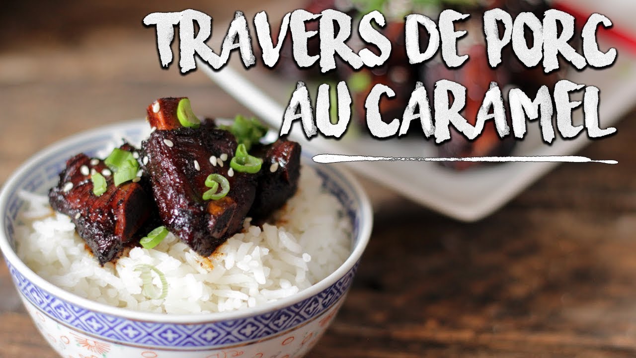 Travers De Porc Au Caramel Le Riz Jaune Youtube