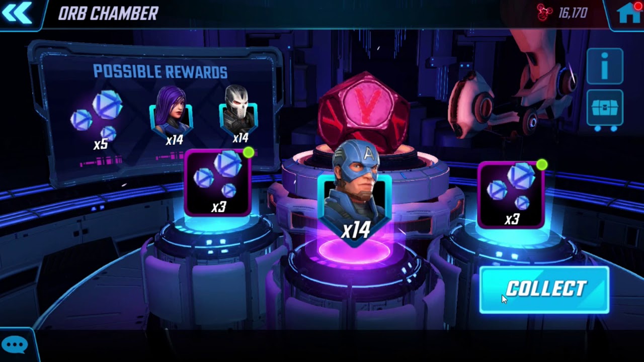 22 Gamma Orb Opening - Marvel Strike Force