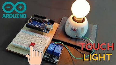 Touch Sensor Light Project Using Arduino in kannada