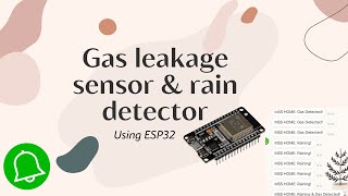 IOT Project - Gas Leakage & Rain Detector | Line Notify