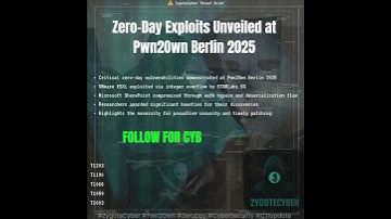 Zero-Day Exploits Unveiled at Pwn2Own Berlin 2025