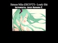 Hatsune Miku (DECO*27) - Lonely Shit (Karaoke) (Instrumental: Javier Anibarro Z.)
