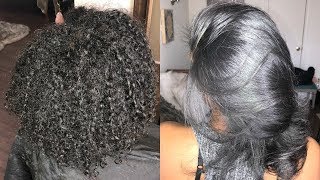 DETAILED HOW TO DO A SILK PRESS (VOICE OVER)