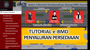 Tutorial e-BMD : Penyaluran Persediaan