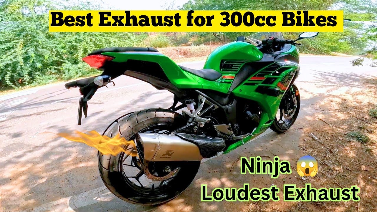 Best Exhaust for 300cc bike 🔥 Ninja300 Ntorq XT YouTube