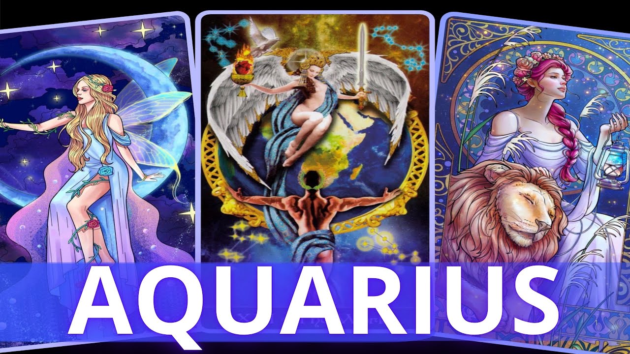 AQUARIUS THE TRIANGLE IS BROKEN😳 SOMEONE IS HEARTBROKEN BECAUSE YOU MOVED ON WITHOUT THEM💔 JAN TAROT