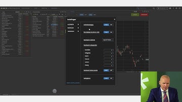 ProTrader algemene instellingen