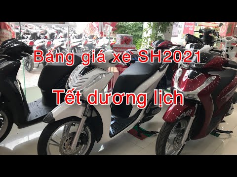 BẢNG GIÁ XE HONDA SH 2021 | SH 125i | SH 150i | Tết dương lịch 2021