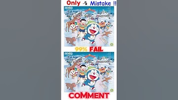 Find 4 difference 🤔🧠 || #trending #shorts#cartoon #doraemon #song #music #dance#find