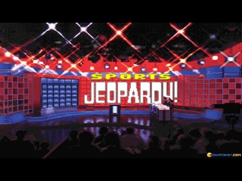 Jeopardy! New Sports Edition gameplay (PC Game, 1988)