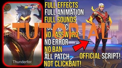 Chou ThunderFist Skin Script Injector Tutorial