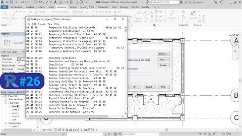 # 26 | Scheduling of Keynote in | Revit Architecture 2018