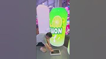 Can-shaped LED display.#eagerled #leddisplay #ledwall #ledscreen
