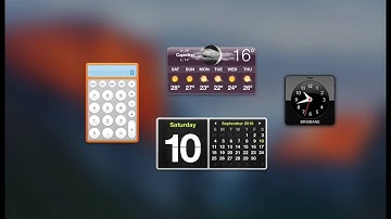 Enabling Dashboard in Mac OS El Capitan