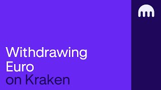 How to withdraw Euro (EUR) on Kraken 🇪🇺