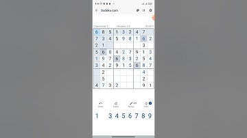 Daily Challenge (7 September 2022) - Game play sudoku