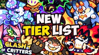 FIXED & UPDATED Clash of Critters Tier List