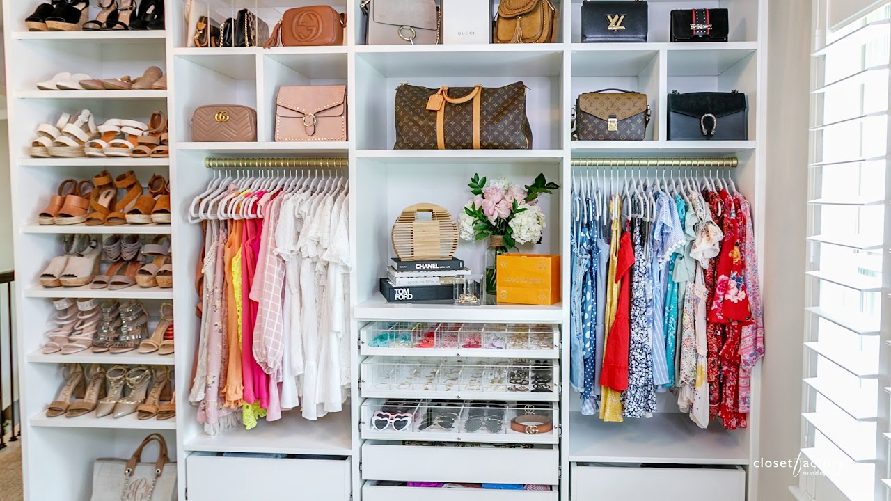 Organized Seasonsal Closet - YouTube