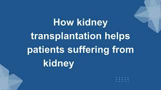 Ask an expert | Dr Rhys Evans | What is a living donor kidney transplant?