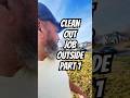 This Is The Outside Of House Clean Out (PART ONE). #cleaning #cleanout #shorts #job #work