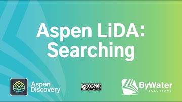 Aspen LiDA: Searching
